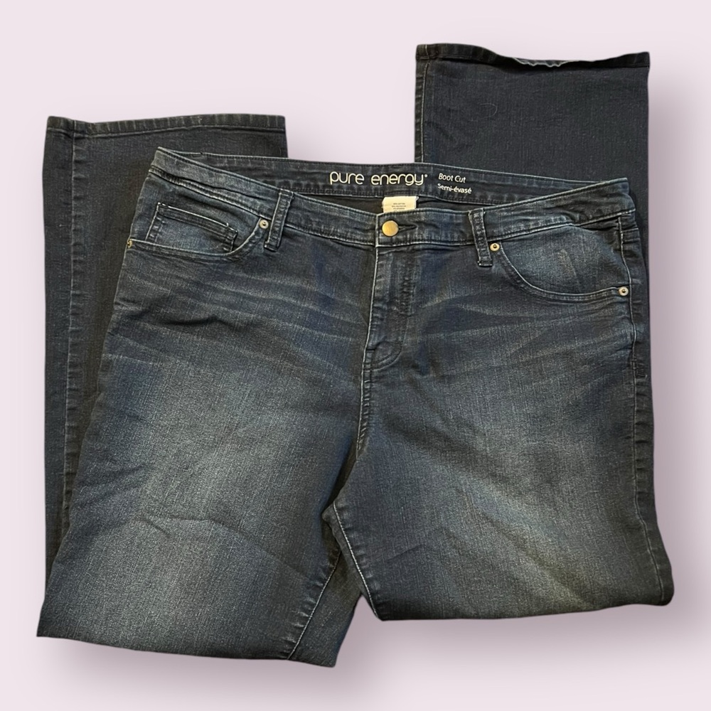 Pure Energy Womens Blue Jeans
size 20